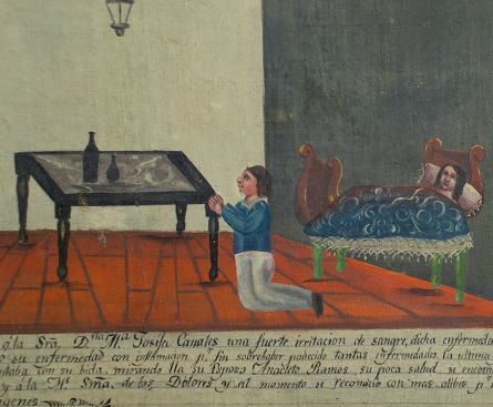 1853 Mexican Ex-Voto Painting